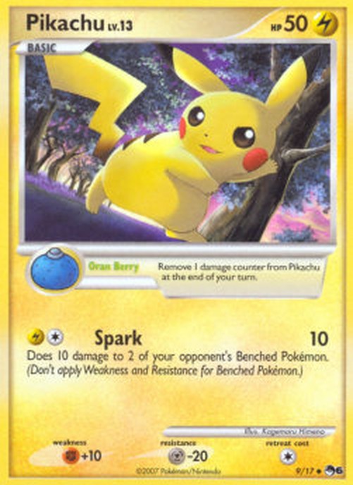 Pokemon Pikachu Lv.13  (POP6 9)