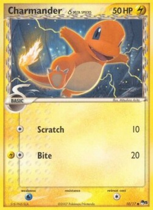Pokemon Charmander δ Delta Species  (POP5 10)