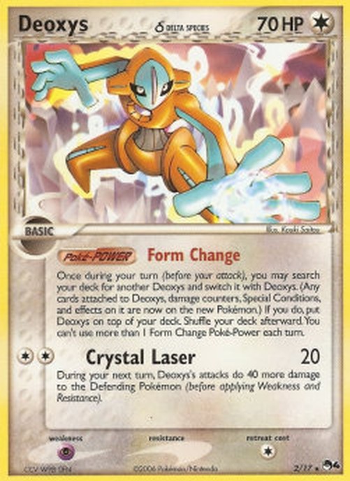 Pokemon Deoxys δ Delta Species  (POP4 2)
