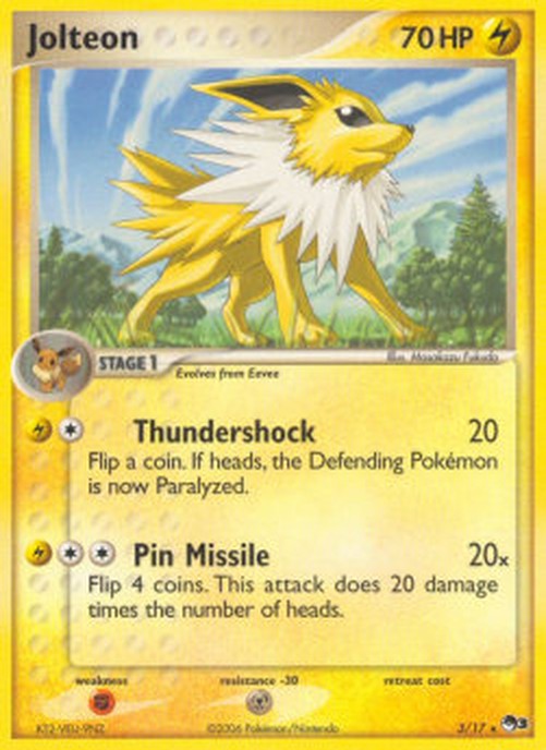 Pokemon Jolteon  (POP3 3)