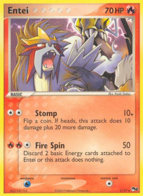 Pokemon Entei (POP2 1)