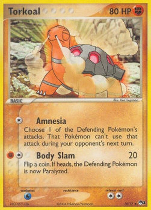 Pokemon Torkoal  (POP1 10)