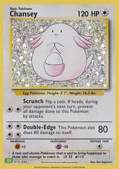 Pokemon Chansey  (CLV 015)