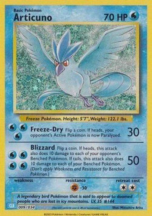Pokemon Articuno  (CLB 009)
