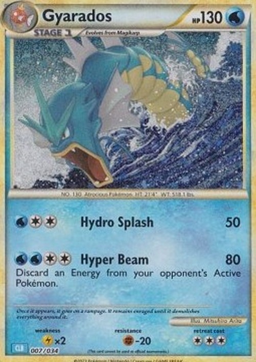 Pokemon Gyarados  (CLB 007)