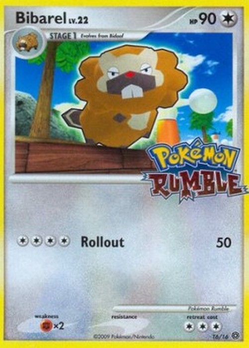 Pokemon Bibarel Lv.22  (RM 16)