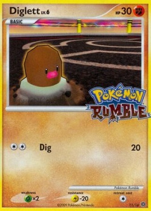 Pokemon Diglett Lv.6 (RM 11)