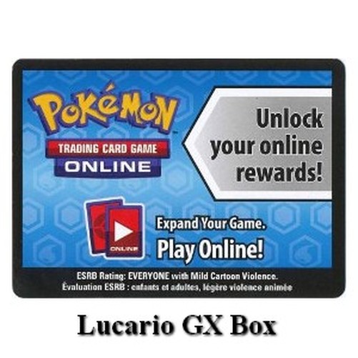 Pokemon Online Code Card (Lucario GX Box) (PKM)