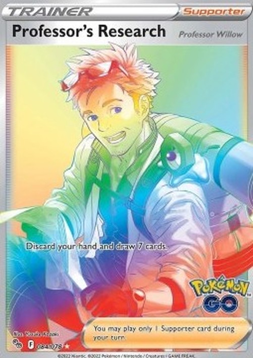 Pokemon Professor's Research - Professor Willow (PGO 084)