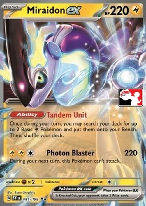 Pokemon Miraidon ex (PPS3 SVI 081)