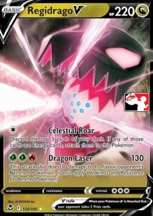 Pokemon Regidrago V  (PPS3 SIT 135)