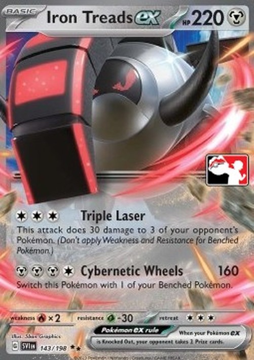 Pokemon Iron Treads ex (PPS3 SVI 143)