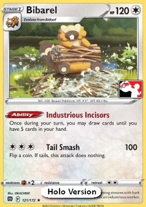 Pokemon Bibarel  (PPS3 BRS 121)
