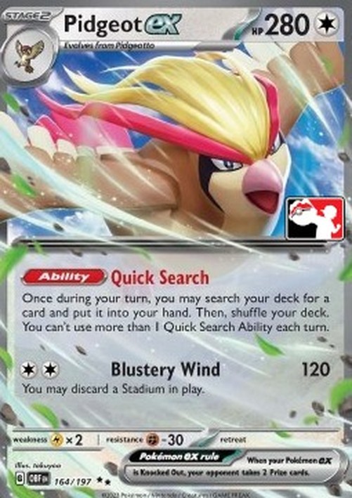 Pokemon Pidgeot ex (PPS6 OBF 164)