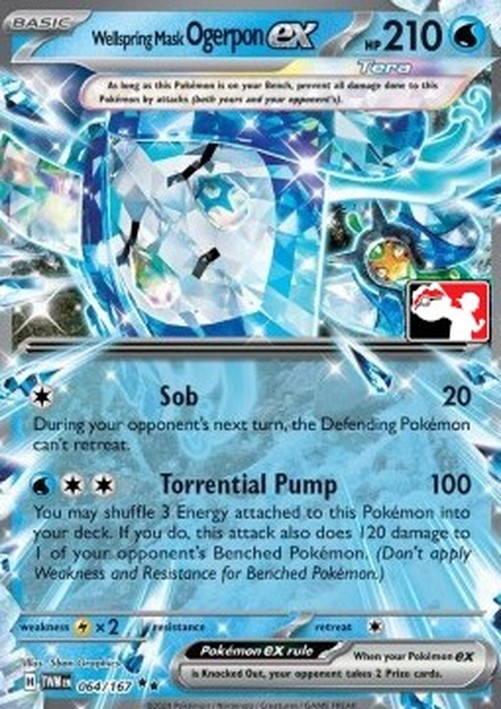 Pokemon Wellspring Mask Ogerpon ex  (PPS6 TWM 064)
