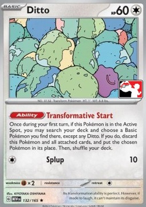 Pokemon Ditto (PPS6 MEW 132)