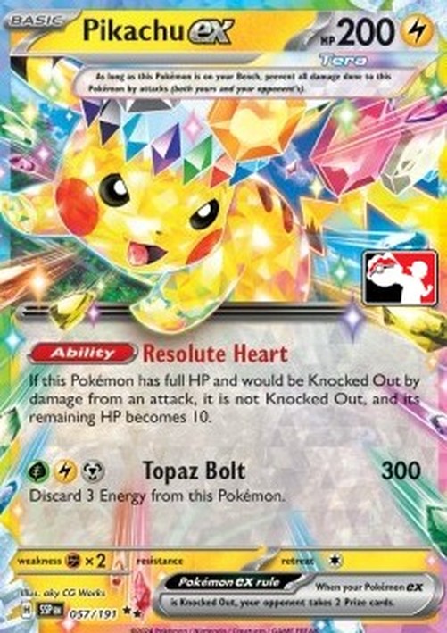 Pokemon Pikachu ex  (PPS7 SSP 057)