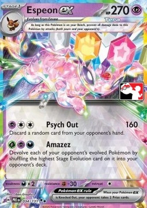Pokemon Espeon ex  (PPS7 PRE 034)