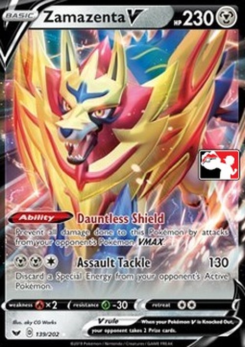 Pokemon Zamazenta V (PPS1 SSH 139)