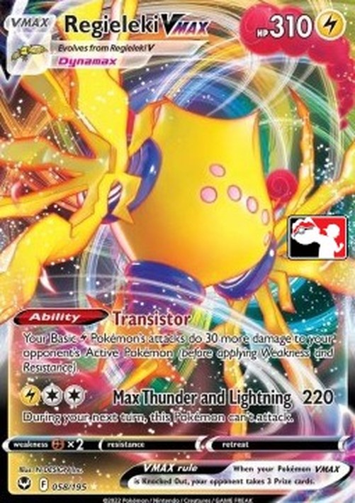 Pokemon Regieleki VMAX (PPS4 SIT 058)