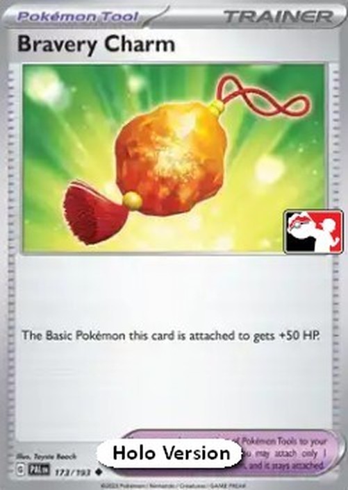 Pokemon Bravery Charm (PPS4 PAL 173)
