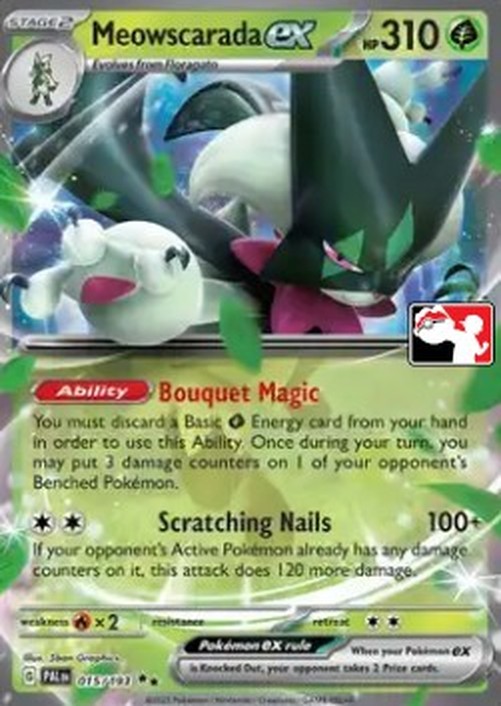 Pokemon Meowscarada ex (PPS4 PAL 015)