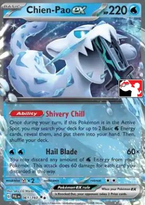Pokemon Chien-Pao ex  (PPS5 PAL 061)