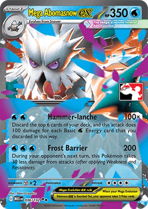 Pokemon Mega Abomasnow ex  (PPS8 MEG 036)