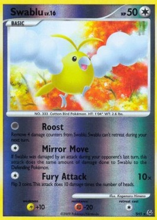 Pokemon Swablu Lv.16 (PL SH5)
