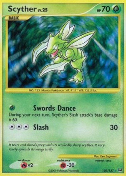 Pokemon Scyther Lv.25  (PL 130)