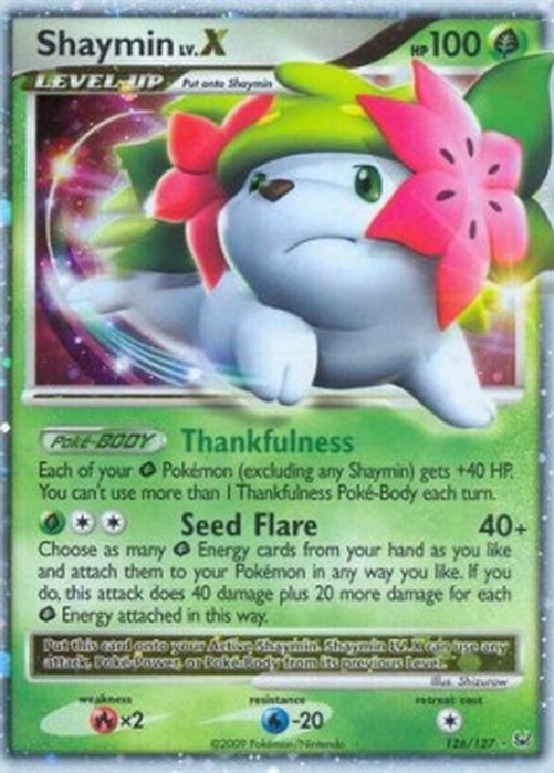 Pokemon Shaymin LV.X (PL 126)