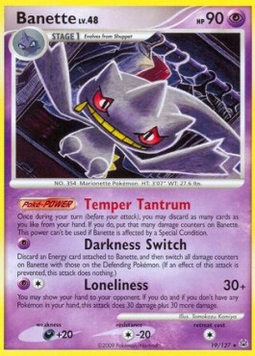Pokemon Banette Lv.48  (PL 19)