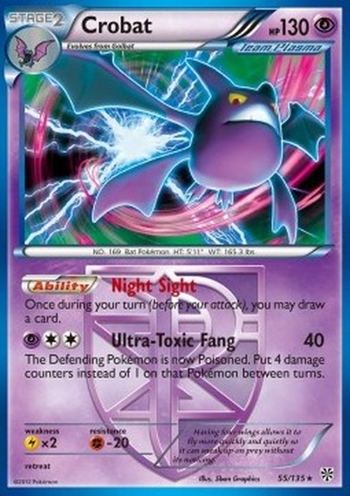 Pokemon Crobat  (PLS 55)