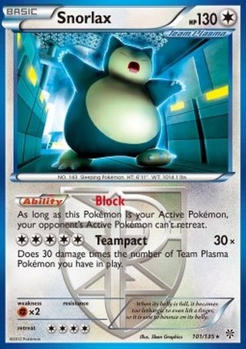 Pokemon Snorlax  (PLS 101)