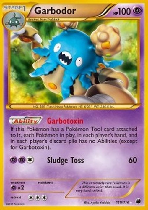 Pokemon Garbodor  (PLF 119)