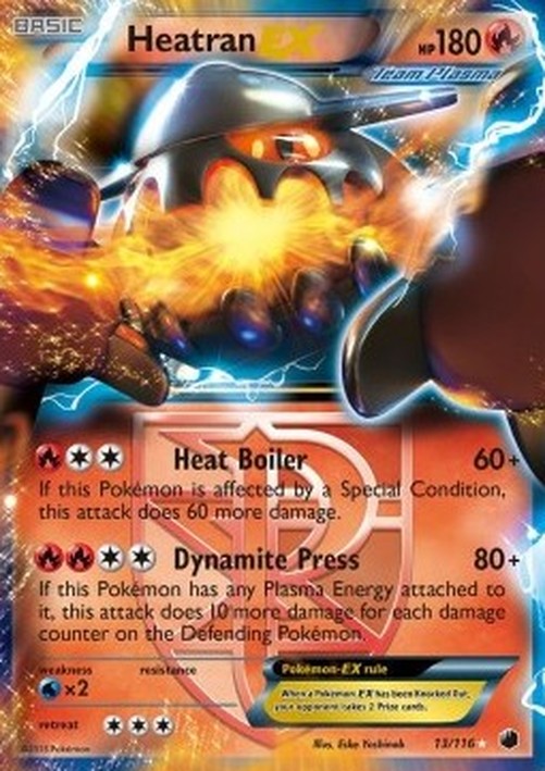 Pokemon Heatran EX (PLF 13)