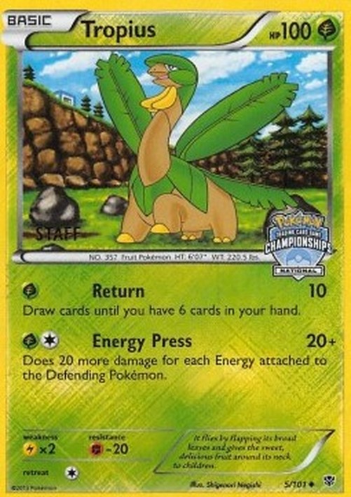 Pokemon Tropius  (PLB 5)