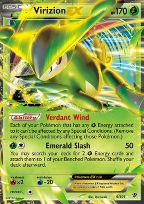 Pokemon Virizion EX (PLB 9)