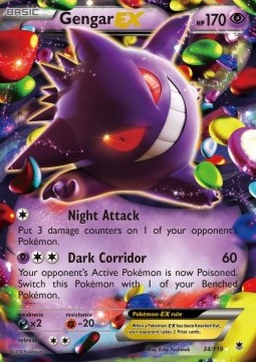 Pokemon Gengar EX (PHF 34)