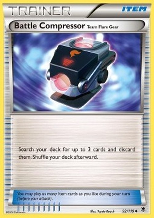 Pokemon Battle Compressor Team Flare Gear (PHF 92)