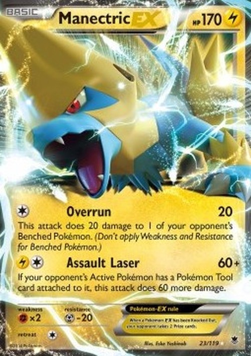 Pokemon Manectric EX  (PHF 23)