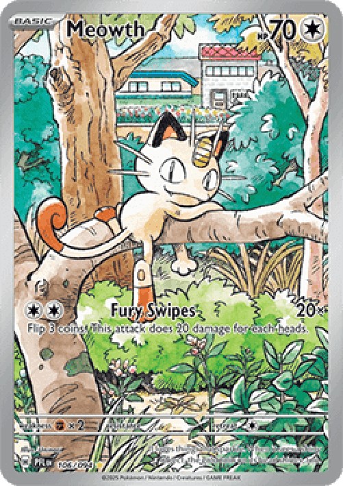 Pokemon Meowth  (PFL 106)