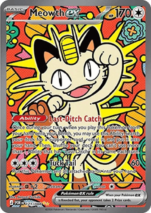 Pokemon Meowth ex  (POR 121)