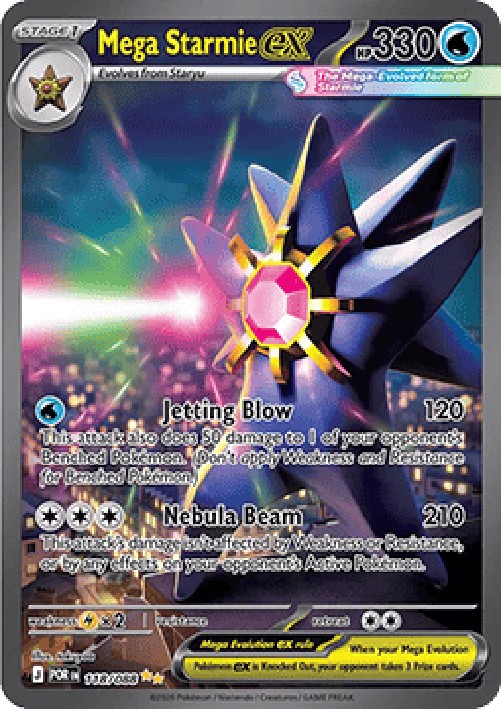 Pokemon Mega Starmie ex (POR 118)