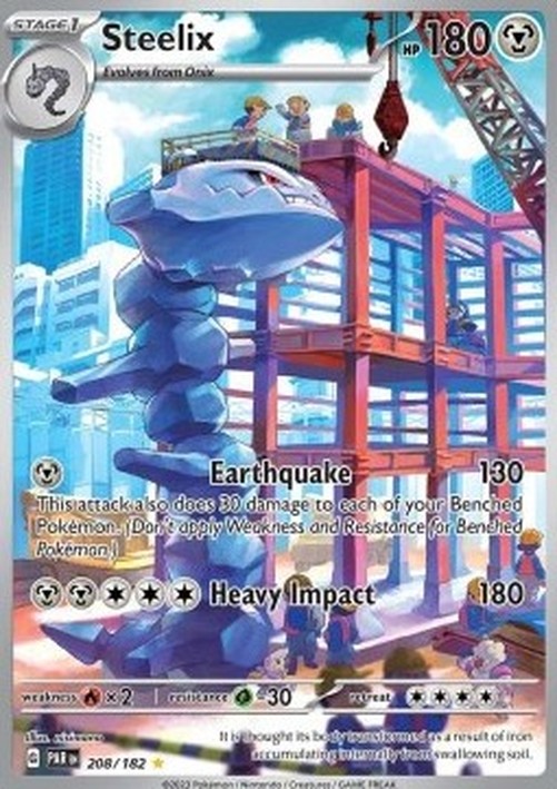 Pokemon Steelix (PAR 208)