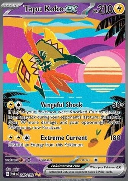 Pokemon Tapu Koko ex (PAR 247)