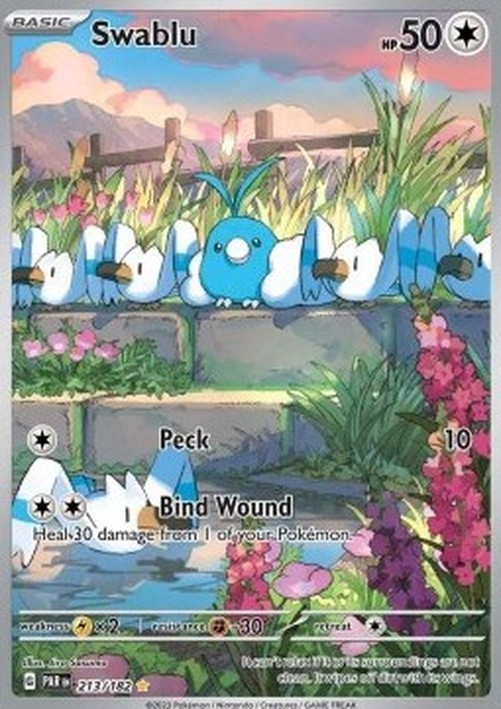 Pokemon Swablu (PAR 213)
