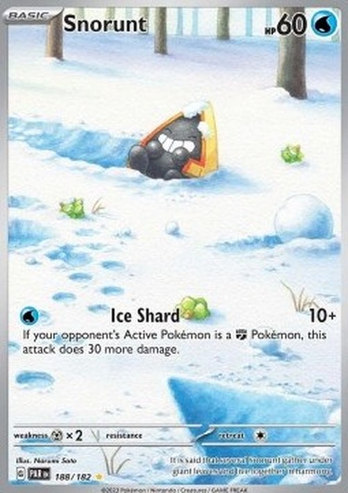 Pokemon Snorunt  (PAR 188)