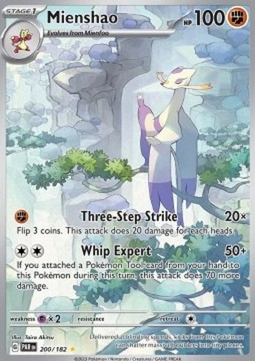 Pokemon Mienshao  (PAR 200)