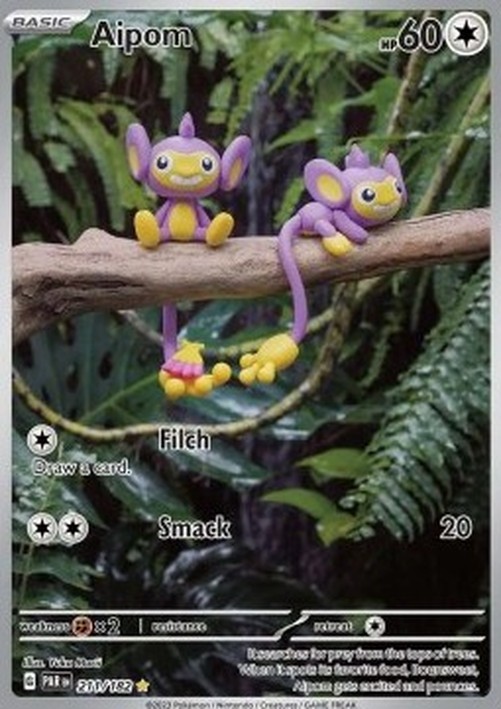Pokemon Aipom  (PAR 211)